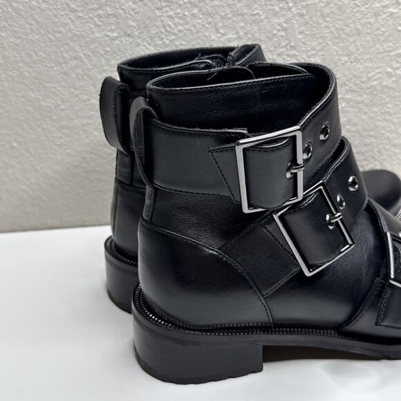 Blondo Boots Camila Women Ankle Waterproof Black Zip Buckles Zip Black Size 7 M - Picture 4 of 15